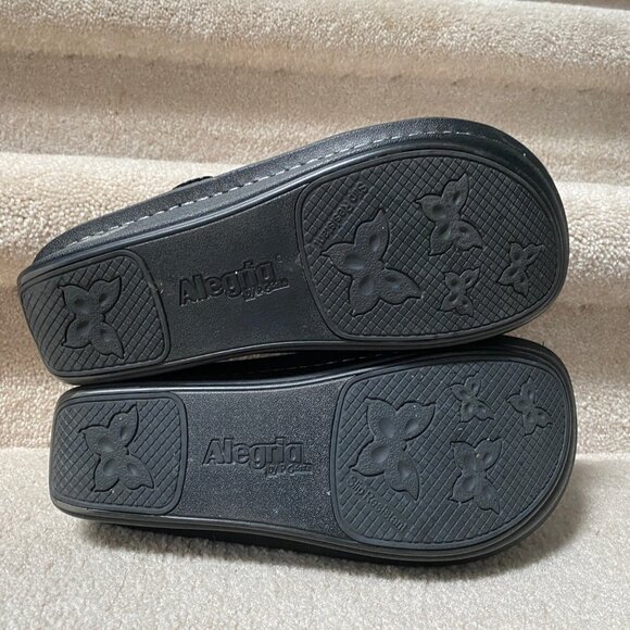 Alegria Paloma Black Dazzler Shoe Mary Jane  School Size 38  US 7 FREE Jacket - Picture 3 of 11